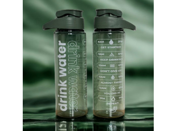 Botella Motivacional Drink Water Verde